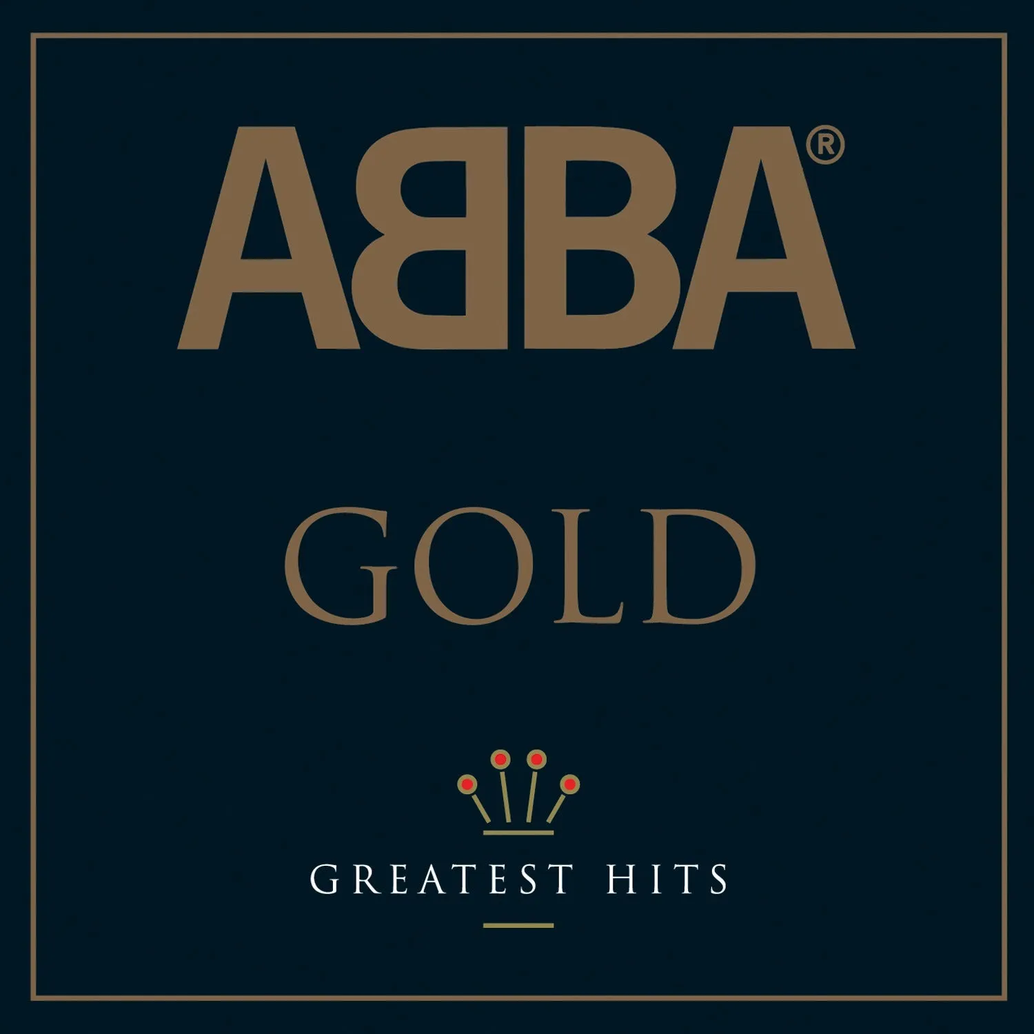 Abba Gold - Double Vinyl Album & Crosley Record Storage Display Stand