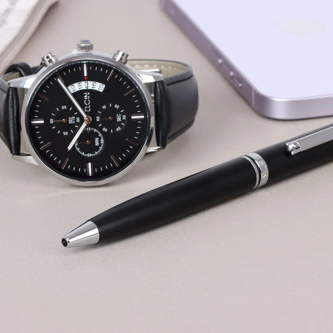 Arista Ballpoint Pen With Elgin Watch