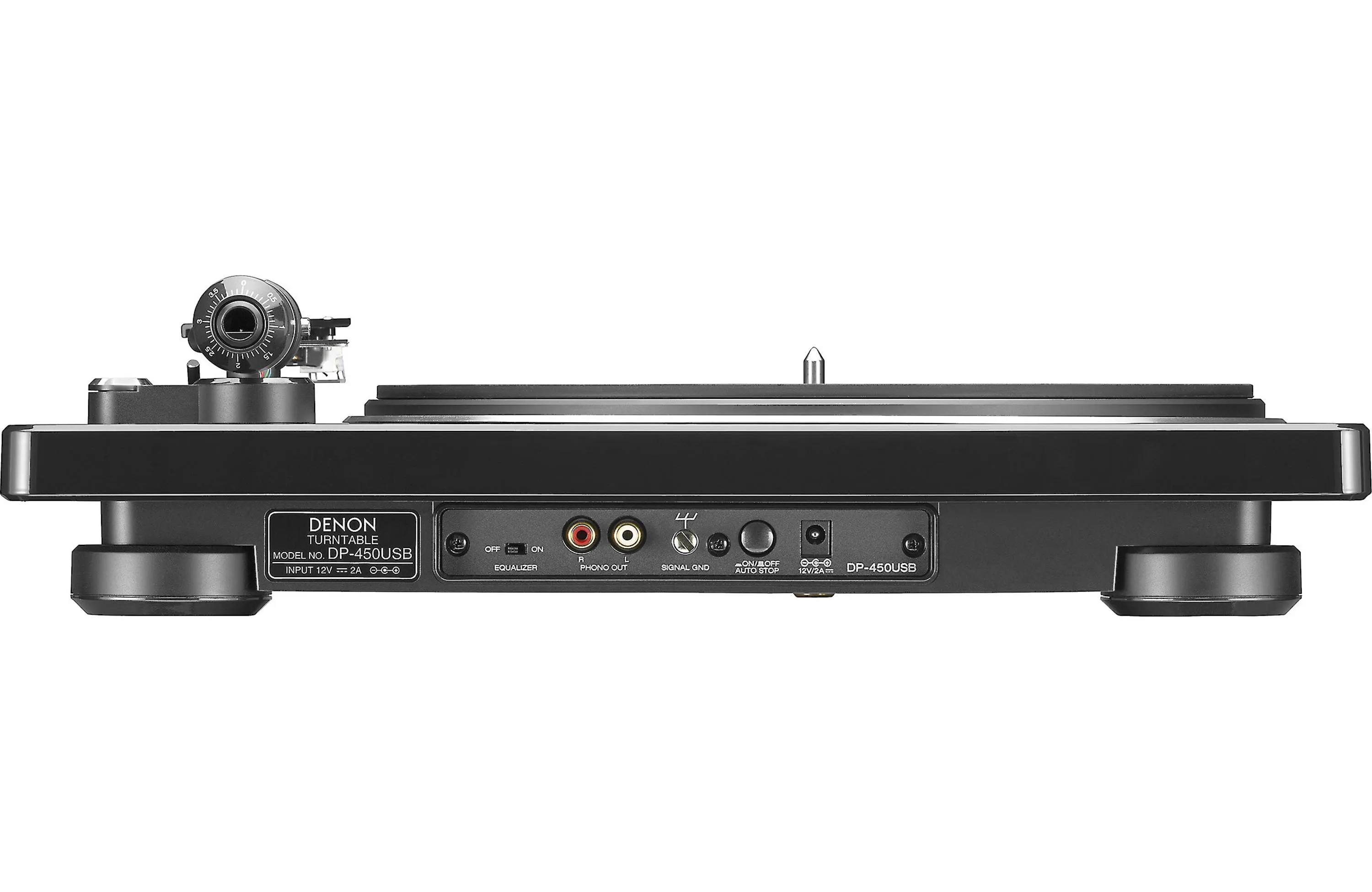 Denon DP-450USB Turntable with Ortofon 2M Blue Phono Cartridge Bundle