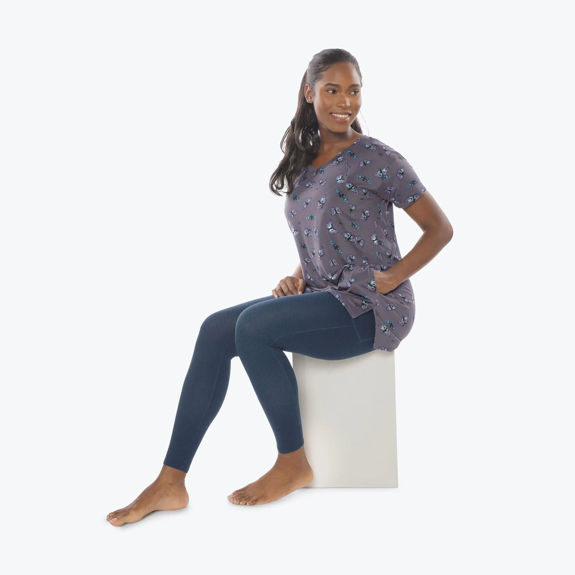 Hopper High Low Tunic Top