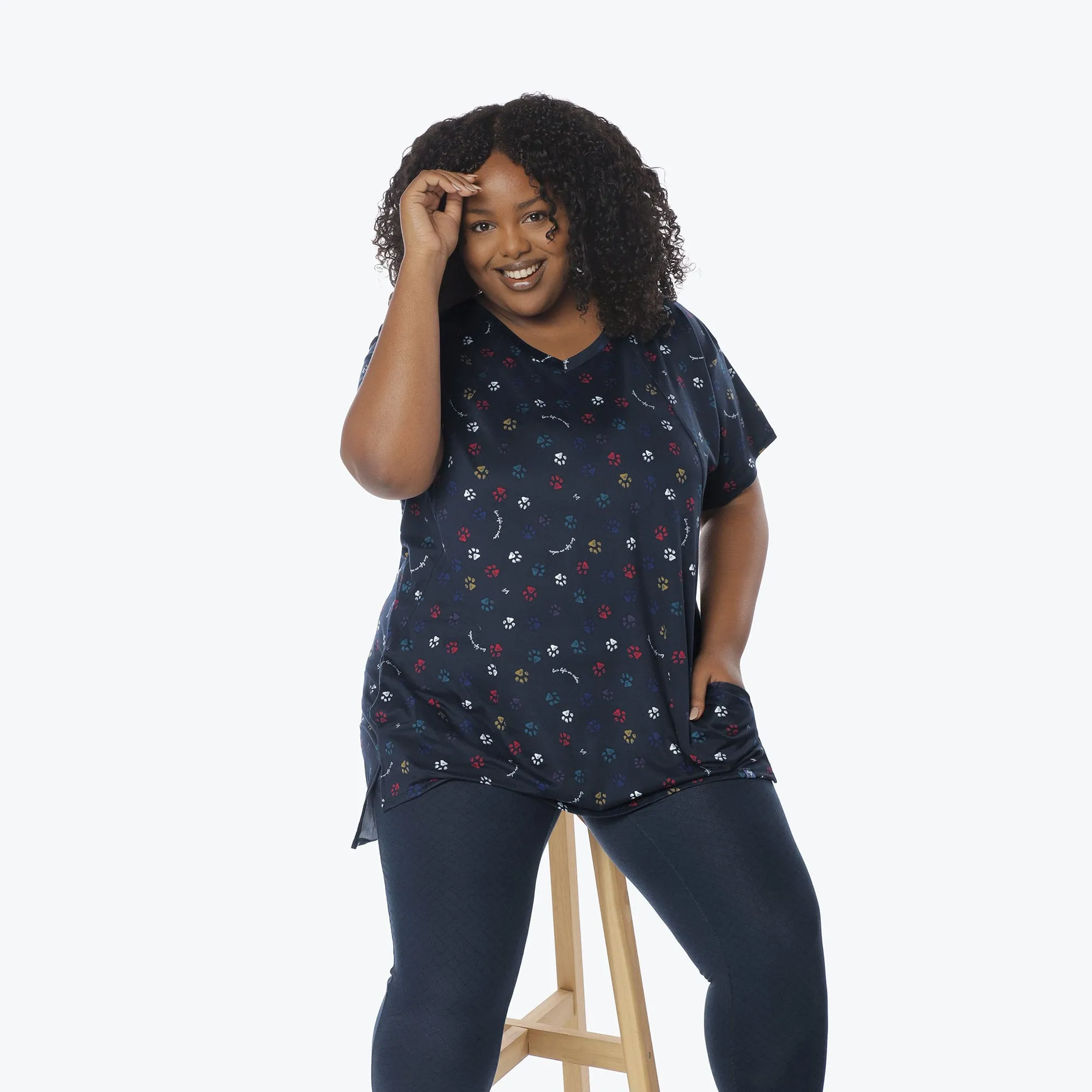 Hopper High Low Tunic Top