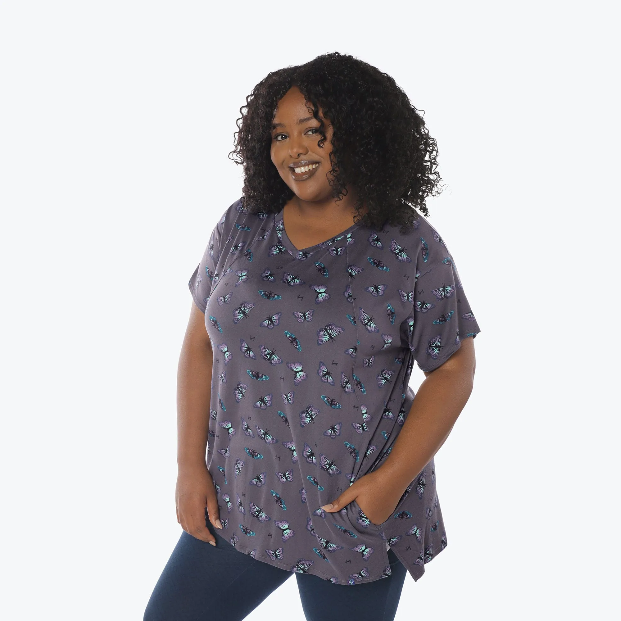 Hopper High Low Tunic Top