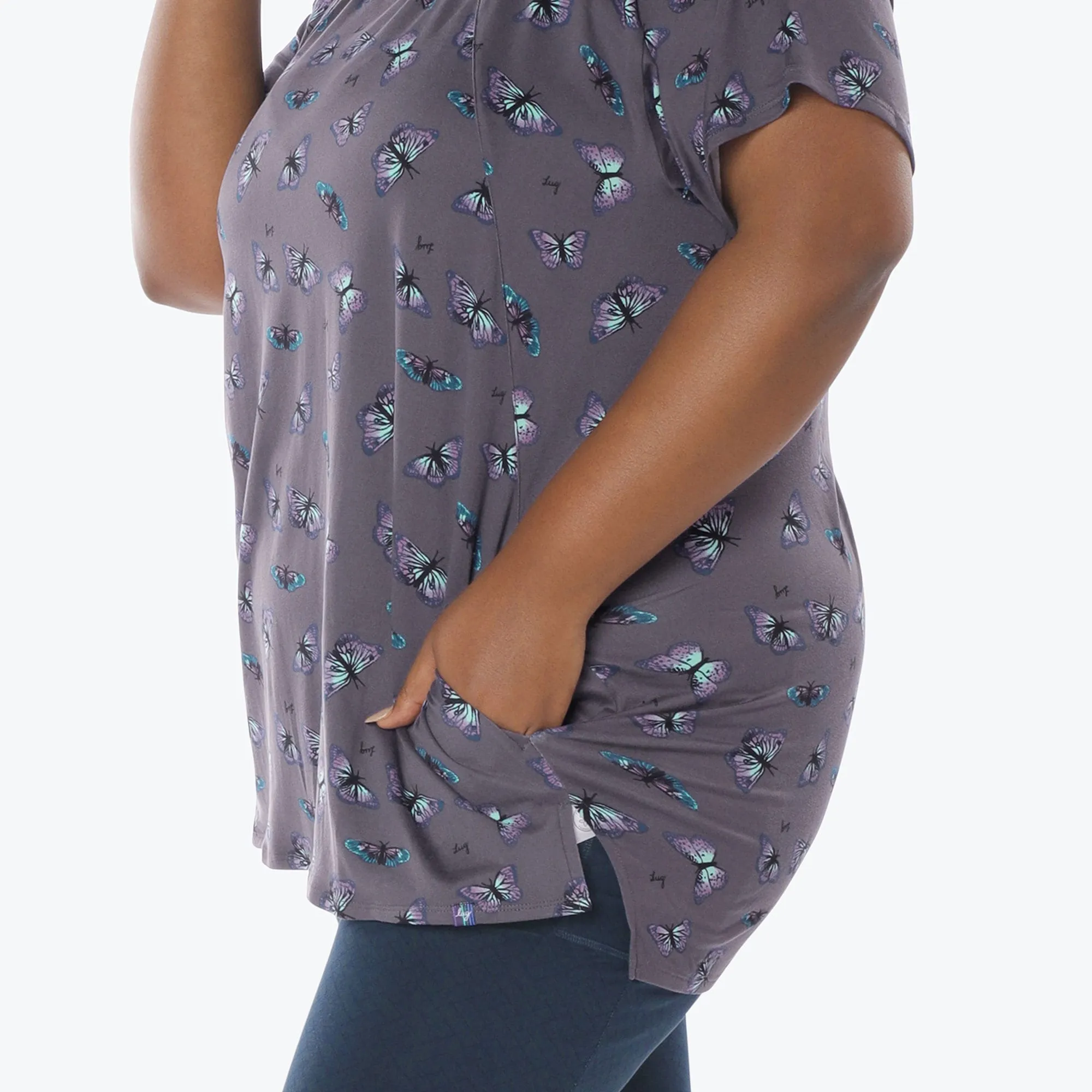 Hopper High Low Tunic Top