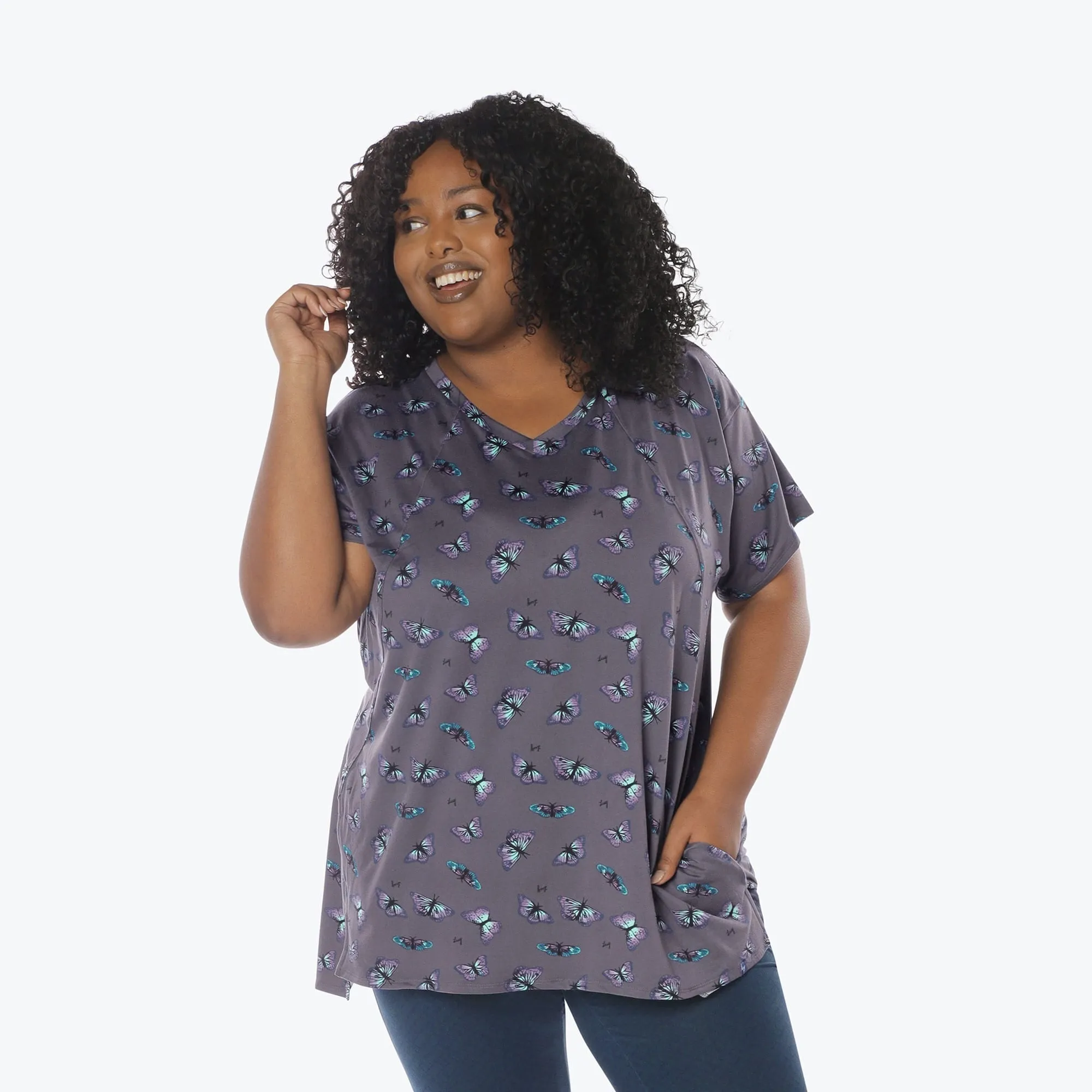 Hopper High Low Tunic Top