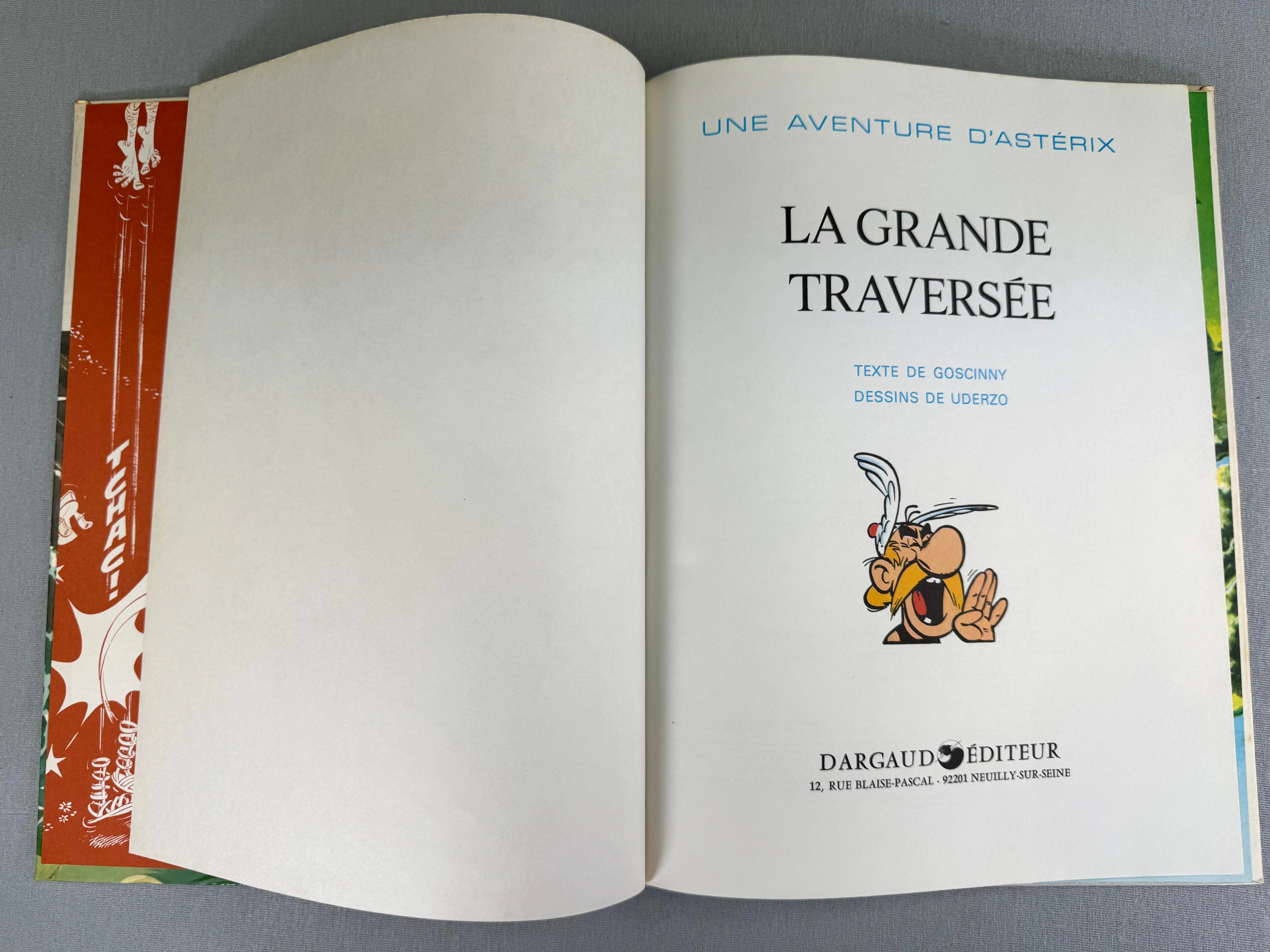 La Grande Traversee: Dargaud 1975 1st Belgian Edition Rare Asterix HB EO