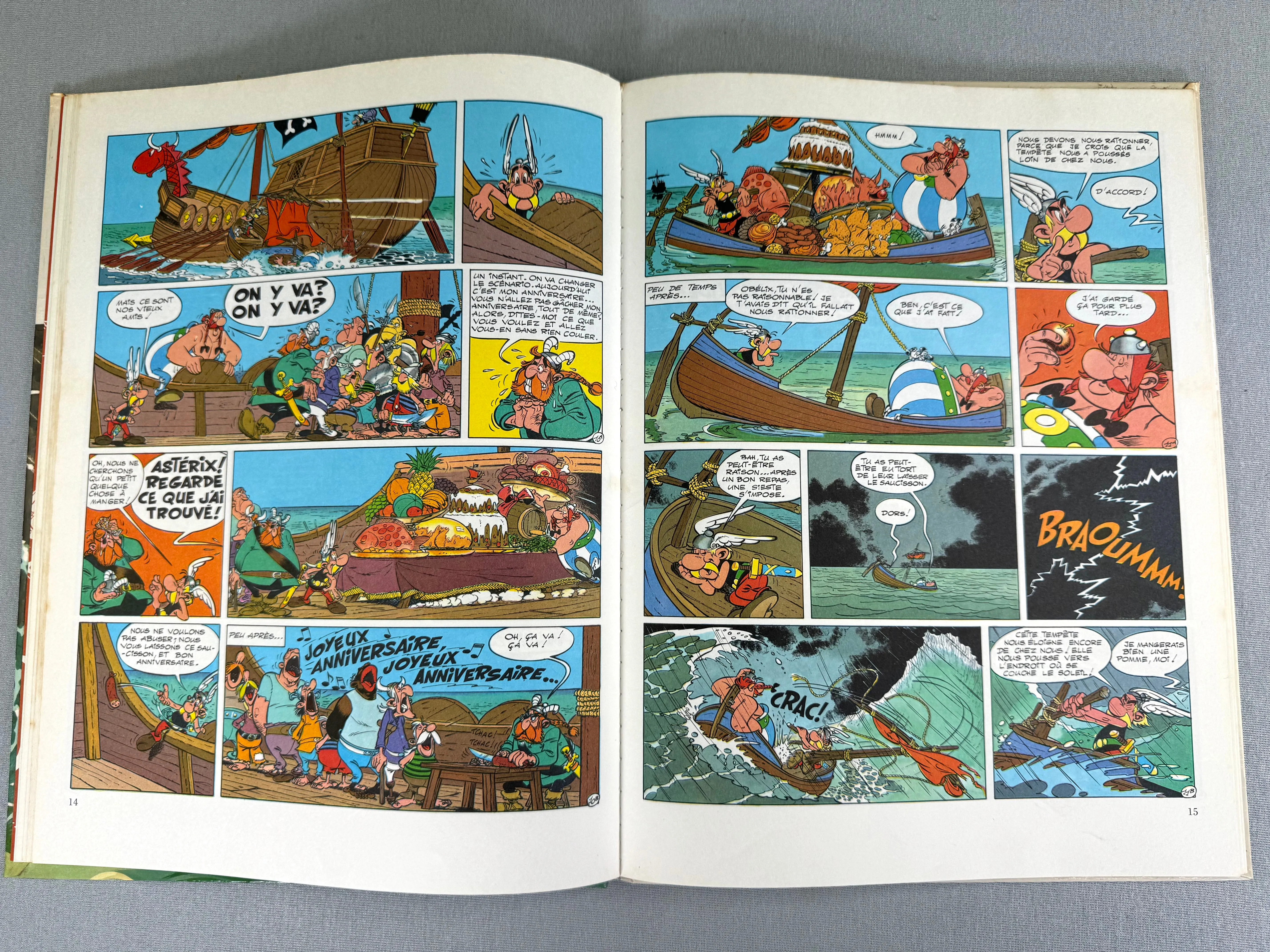 La Grande Traversee: Dargaud 1975 1st Belgian Edition Rare Asterix HB EO