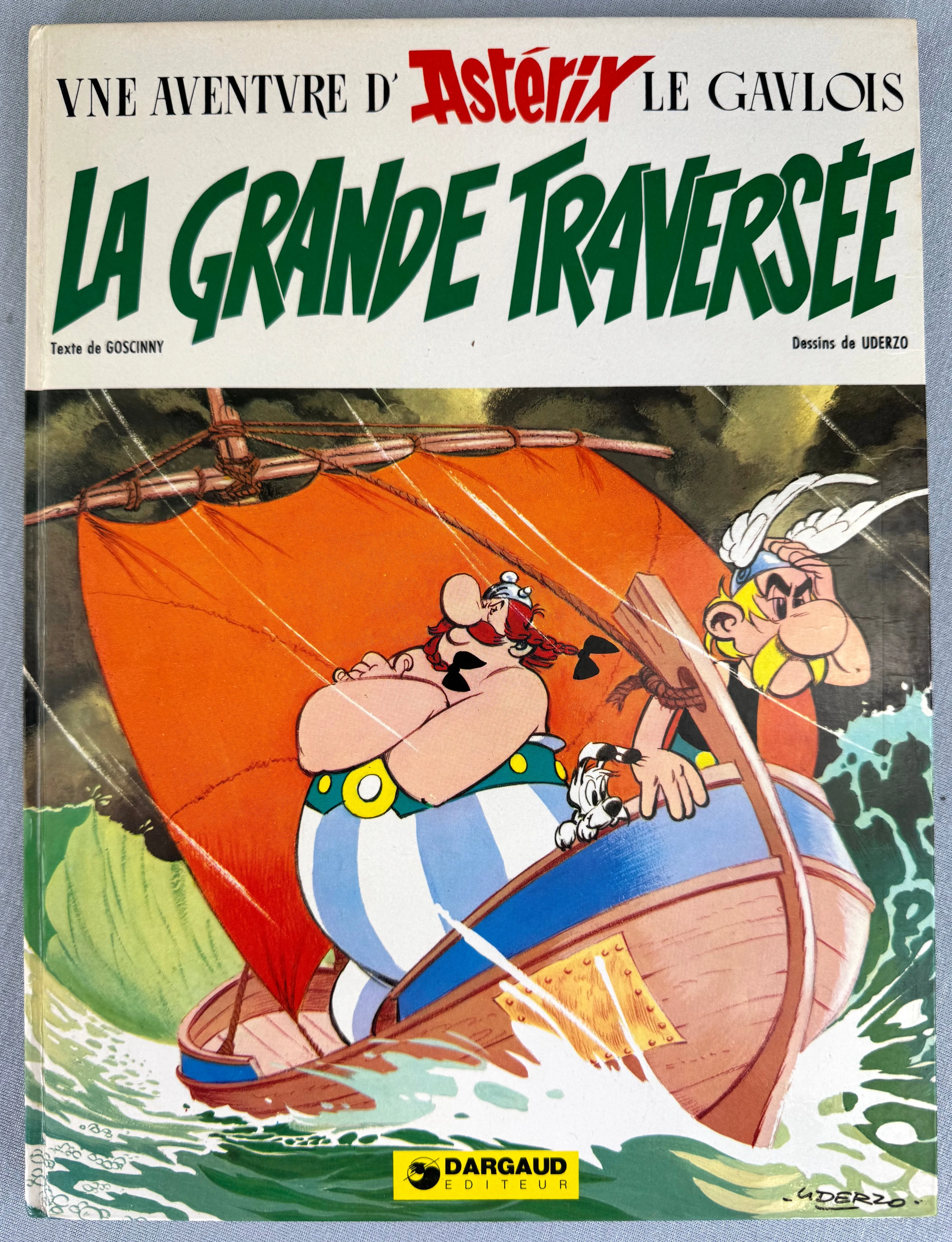 La Grande Traversee: Dargaud 1975 1st Belgian Edition Rare Asterix HB EO