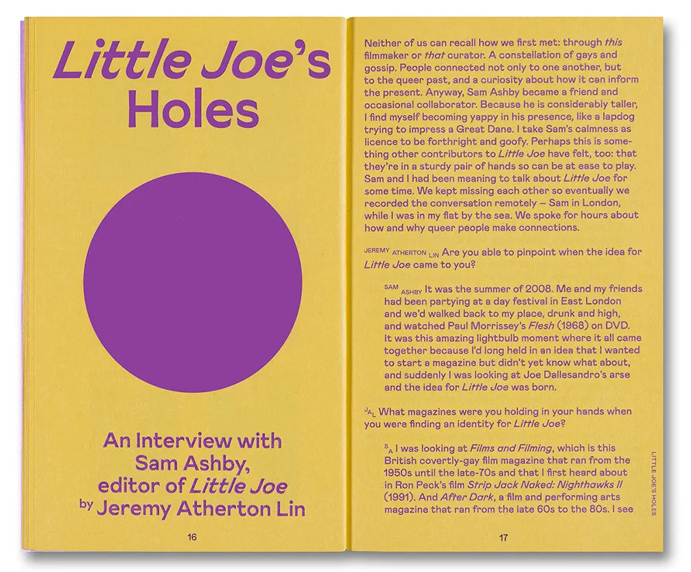 Little Joe: A book about queers and cinema, mostly