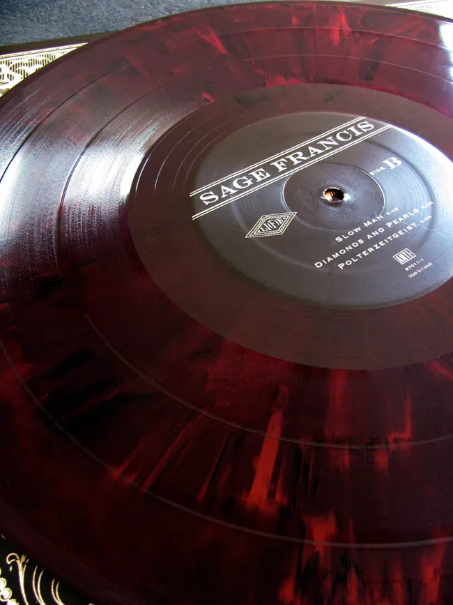 Sage Francis - LI(F)E SIGNED Red Vinyl 2xLP   EXTRAS