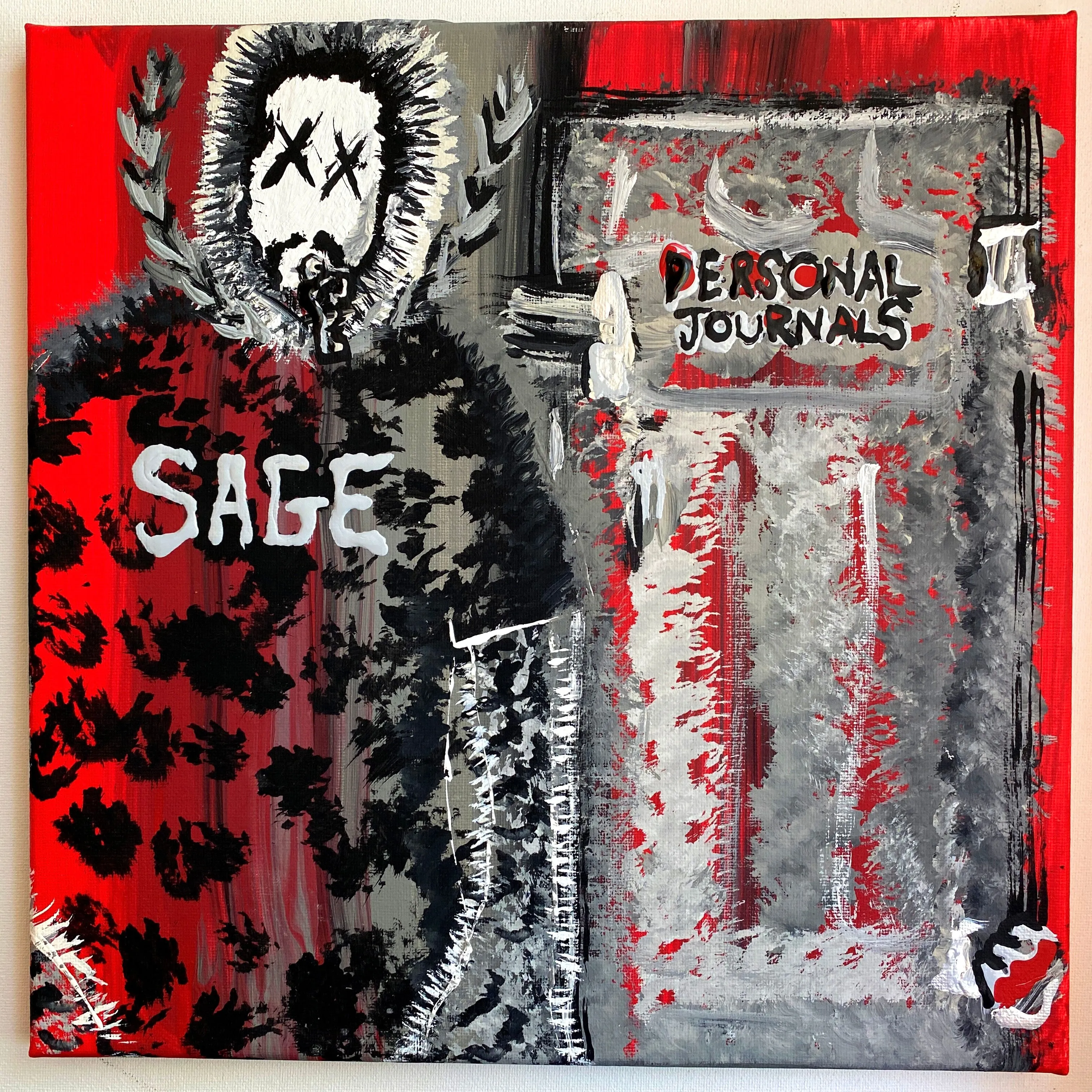 Sage Francis - Personal Journals PAINTINGS by QFetti