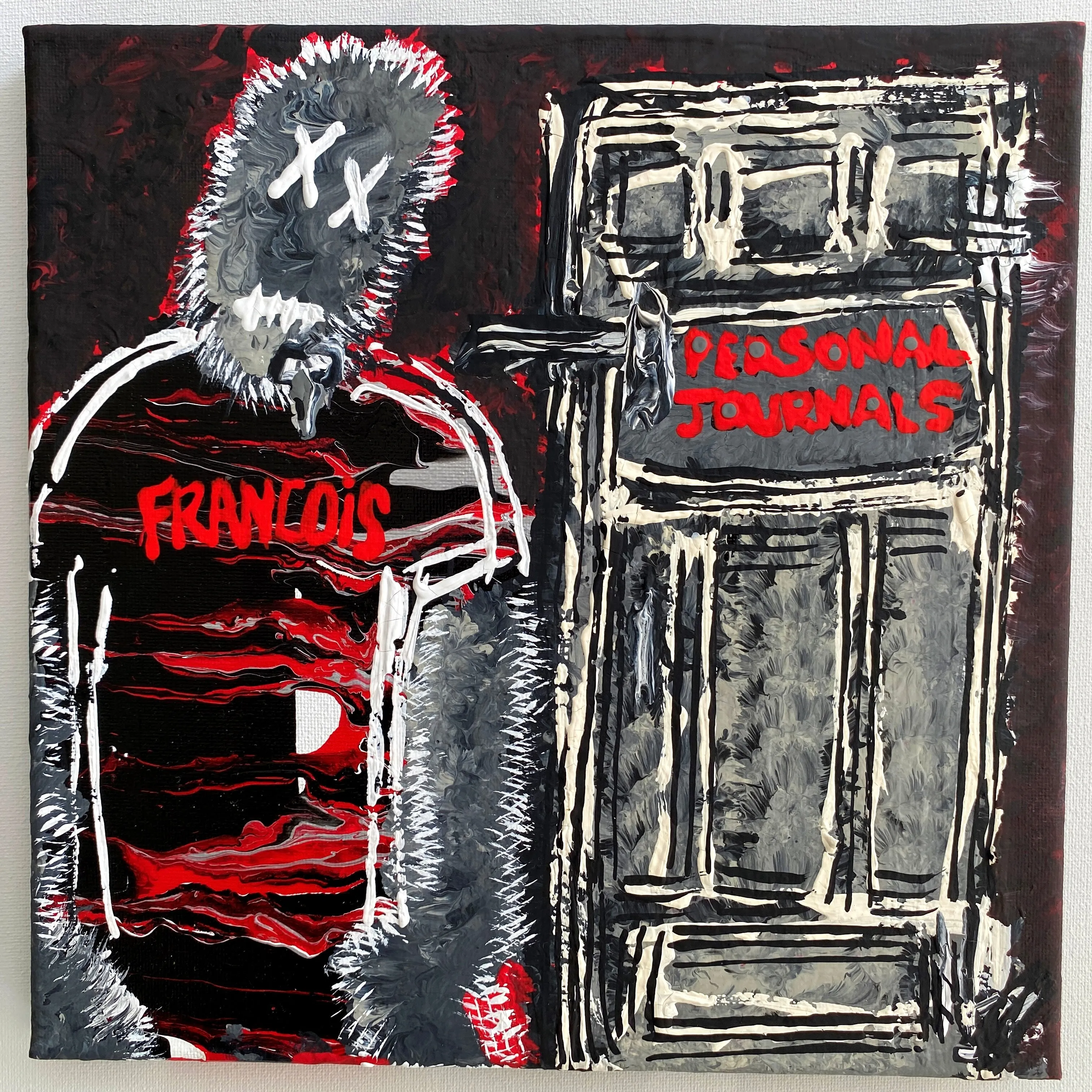 Sage Francis - Personal Journals PAINTINGS by QFetti