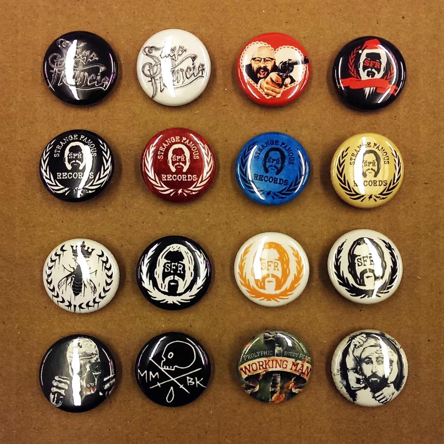 SFR Buttons 8 PACK