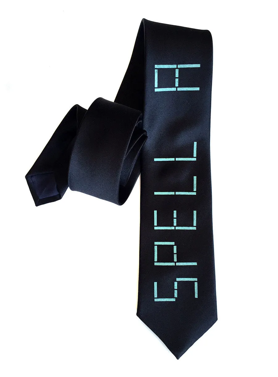 Speak and Spell Necktie.