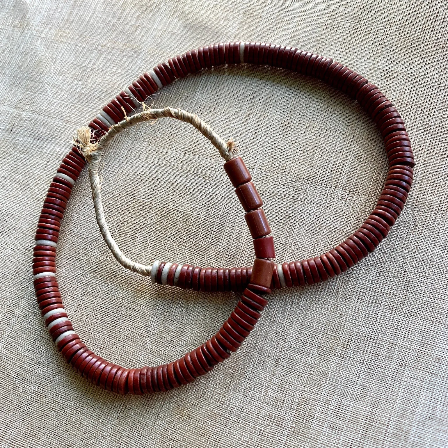 Vintage Czech Glass Disc Beads