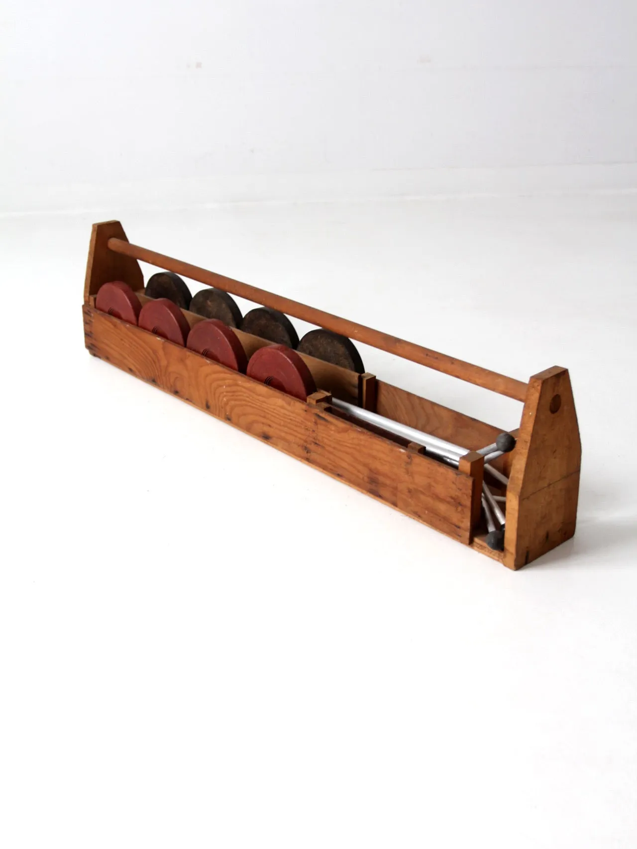 vintage shuffleboard set